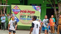 PGRI Bekasi Selatan Gelar Pertandingan Bola Voli Antar Guru, Staf dan Karyawan Sekolah