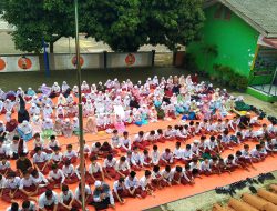 Jelang Bulan Suci Ramadhan SDN Kranji 6 Bekasi Barat Gelar Sholat Dhuha