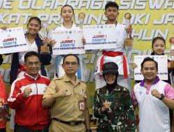 Siswa SMPN 4 Jakarta, Mohammad Rasyid Ridho Juara 1 Karate O2SN Tingkat Provinsi